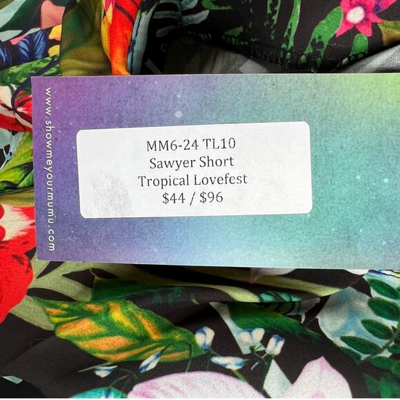 SHOW ME YOUR MUMU Swayer Short High Rise in Tropical Print Size Medium - Picture 6 of 8